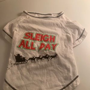 Dog christmas shirt!
